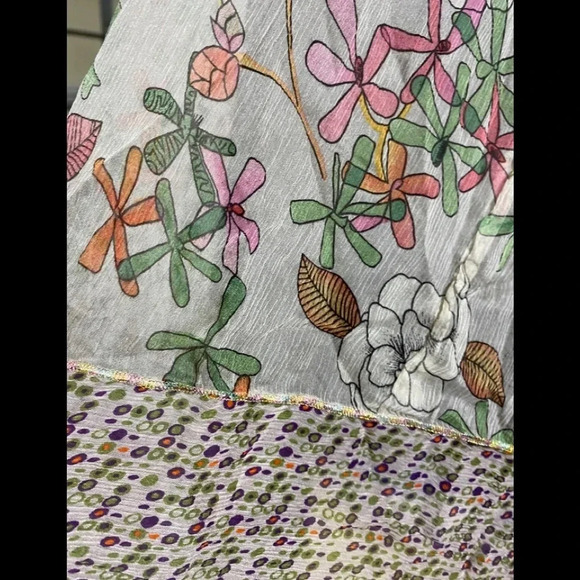 NWT For Love and Liberty 100% Silk Skirt - Picture 10 of 12